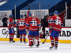 Barring a huge collapse, the Canadiens will be hosting the Tampa Bay Lightning in Montreal during the next round of the playoffs.