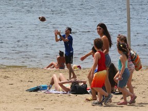 It was a great day to be at Mooney's Bay beach in Ottawa on June 7.