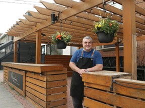 Amir Aghaei, owner and operator of the family-run Mediterranean restaurant Ayla's Social Kitchen in Little Italy, said he's looking forward to welcoming customers to his patio.