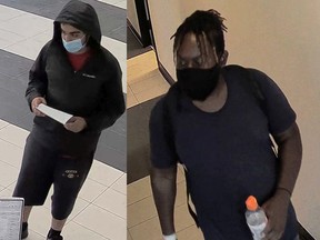 Composite of suspects in west end car dealership vehicle theft