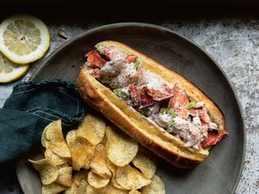 East Coast lobster roll from A Rising Tide.