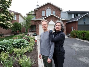 Several Stittsville residents, like Richard and Carolyn Waclawik, are upset with utility companies digging into their yards to install new cables and not remediating the land.