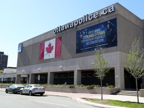 Ottawa police headquarters on Elgin Street.