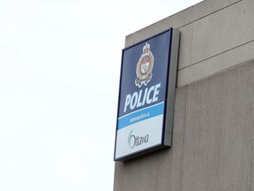 Ottawa Police headquarters on Elgin Street in Ottawa in late June 2021.