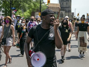 The Ottawa Black Diaspora Coalition held a Black Lives Matter rally in Ottawa on Sunday, June 6, 2021.