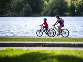 FILE: The beautiful weather drew people out to be active near Dow's Lake Sunday, July 4, 2021.