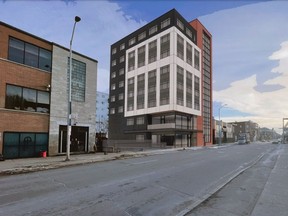 The Shepherds of Good Hope wants to build an eight-storey mixed-use building at 216 Murray St., next to its shelter. The building is planned to have 48 units of supportive housing.