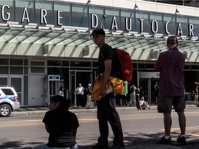 The Gare d'Autocars de Montréal building.