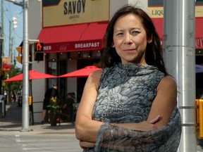 Sueling Ching, CEO of the Ottawa Board of Trade, is in favour of vaccination passports to help businesses avoid more lockdowns in the future, ensuring staff and customers are safe. Photographed July 16, 2021 in Westboro's business area.