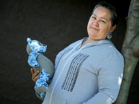 Indigenous entrepreneur Paula Naponse sells everything from hoodies and handmade bears to coffee and totes under her "Ondarez" brand.