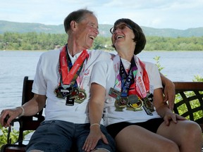 John and Cathy Wenuk and their team raised more than $360,000 to lead the fundraising portion of Race Weekend for their charity, Canadian Sharing Locally and Globally.