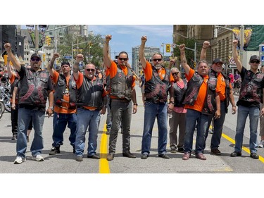 Thousands marched to  Parliament Hill on Thursday in memory of residential school victims.