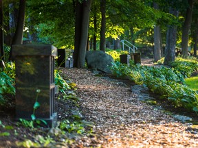 Beechwood Cemetery has many beautiful pathways where visitors can stroll among the headstones and explore the history of Ottawa and Canada.