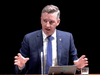 Conservative MP Michael Barrett speaks at an emergency meeting of the House of Commons ethics committee on Monday, July 12, 2021.