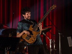 Quebec City bassist Carl Mayotte was a hometown favourite when he closed the 2021 Festival Quebec Jazz en Juin with his hard-hitting fusion band.