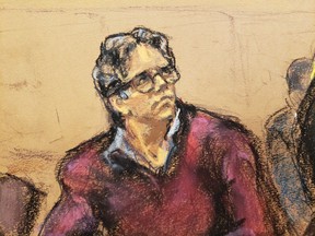 NXIVM leader Keith Raniere, facing charges including racketeering, sex trafficking and child pornography, appears in U.S. Federal Court in Brooklyn, June 19, 2019.