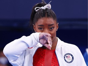 U.S. gymnast Simone Biles pulled out of the all-round Olympic competition this week to protect her mental health.