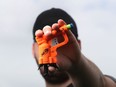 An 18-year-old was forcibly arrested on Saturday after firing nerf darts at people in a subdivision in Rockland in a TikTok-inspired prank that went wrong.