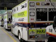 A file photo of Ottawa Paramedic Service vehicles.