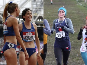 Gabriela Debues-Stafford (left) and Lucia Stafford will both run in the 1500 metres at the Tokyo Olympics.