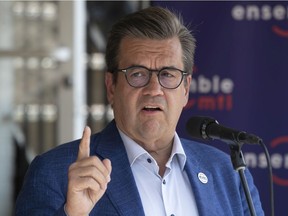 "Co-operation from governments is needed for Montreal to end armed violence as soon as possible," mayoral candidate Denis Coderre said Wednesday.