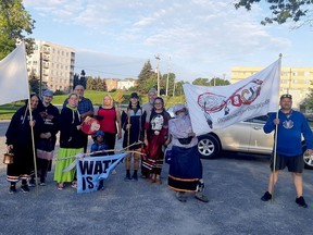 Files: Ten Indigenous men and women walked from Kingston to Parliament Hill in August to protest a lack of clean drinking water.