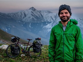 L'Orignal's Jonathan B. Roy spent four years biking around the world, visiting 40 countries and travelling 40,000 kilometres. Now he has been chosen to spend a year in any Airbnb in the world.