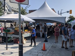 The Elgin Street Market has been running for several weeks.