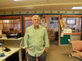 James (Jim) Bell in the Nunatsiaq News Iqaluit office.