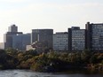 Terrasses de la Chaudière (L) and Place du Portage are a complex of government office buildings in Gatineau, Quebec.