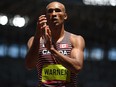 Damian Warner put together a strong showing on both days of the Olympic decathlon at the Tokyo Summer Games.