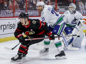 Files: Senators left-winger Brady Tkachuk is a restricted free agent. With training camp set to open next Wednesday, the Senators are still working on getting a deal done with Tkachuk.