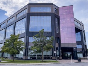 Spartan Bioscience Inc.'s offices on Baseline Road. After filing for creditor protection April 5, Spartan Bioscience failed to achieve a restructuring that would have permitted it to re-emerge as a standalone firm that sells COVID-19 test kits and devices.