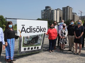 Adisoke is the new name of the future super library at LeBreton Flats.
