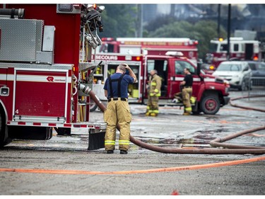 GATINEAU -- August 1, 2021 -- Emergency crews were on the scene of the fire at the main chalet at Mont Cascades