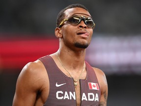 This was Andre De Grasse's second Olympic 100m final.