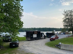 The OPP are on White Lake searching for a boater who went missing Saturday afternoon.