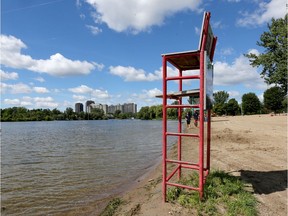 Lac La Pêche closed this weekend due to a lifeguard shortage. Others, such as Mooney's Bay, above in this file photo, are ready for the heat wave.