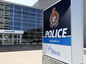 Ottawa Police Service headquarters on Elgin Street.