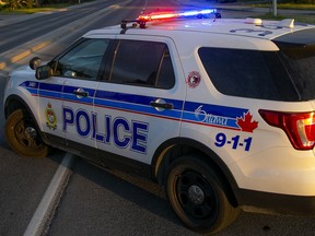 A file photo of an Ottawa police cruiser.