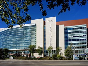 Files: Alberta Health Services is preparing the Kaye Edmonton Clinic to use as a pandemic field hospital for COVID-19 patients as intensive care units at Edmonton hospitals reached 130% capacity due to surging new COVID-19 infections in Alberta.