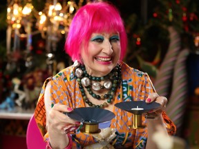 World-renowned designer Zandra Rhodes is supremely confident with colour.