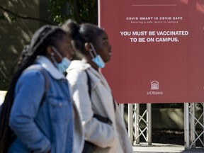 The University of Ottawa imposed a mandatory vaccine policy effective Sept. 7.