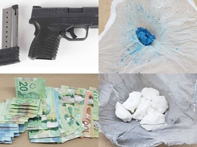 Ottawa Police located and arrested two suspects and seized a loaded handgun, drugs and Canadian currency at a location in the Byward Market on Sept. 13.