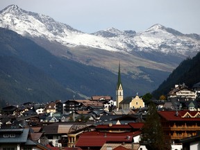 FILE PHOTO: A general view of the ski resort, amid the coronavirus disease (COVID-19) outbreak, in Ischgl, Austria, October 9, 2020.