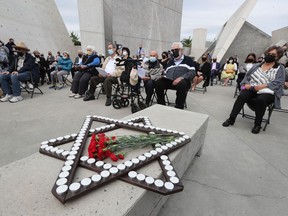 Tuesday's memorial ceremony marking the Babi Yar massacre in Ukraine in 1941 was held at the National Holocaust Monument in Ottawa.