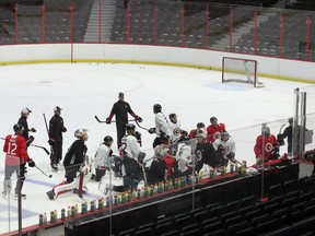 Ottawa Senators development and rookie camp started its first day at Canadian Tire Centre in Ottawa Saturday.