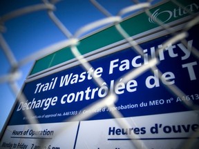 If Ottawa residents don't reduce their garbage and don't recycle more material, the Trail Road landfill could be full in 15 years.