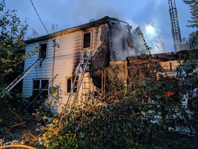 Fire in unoccupied house on Killbary Crescent on October 3, 2021