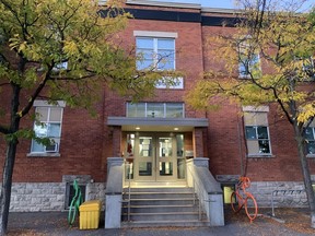 Mauril-Belanger elementary school on Montgomery Street in Ottawa was closed Monday Oct. 4, 2021 due to a COVID-19 outbreak.